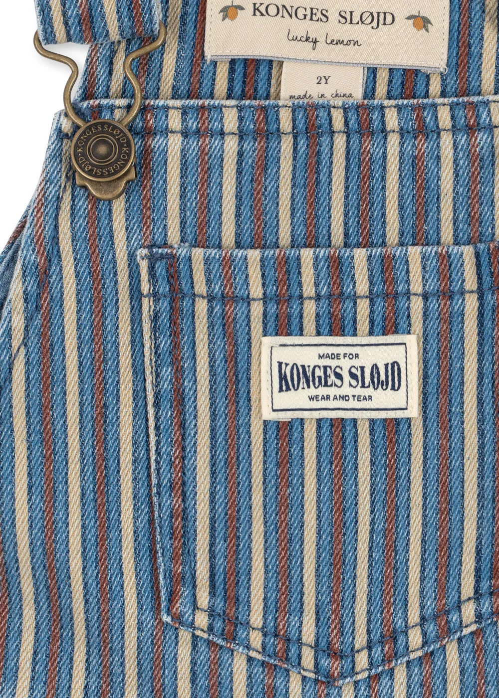 Konges Sløjd Magot Tuinbroek tricolore bleu denim