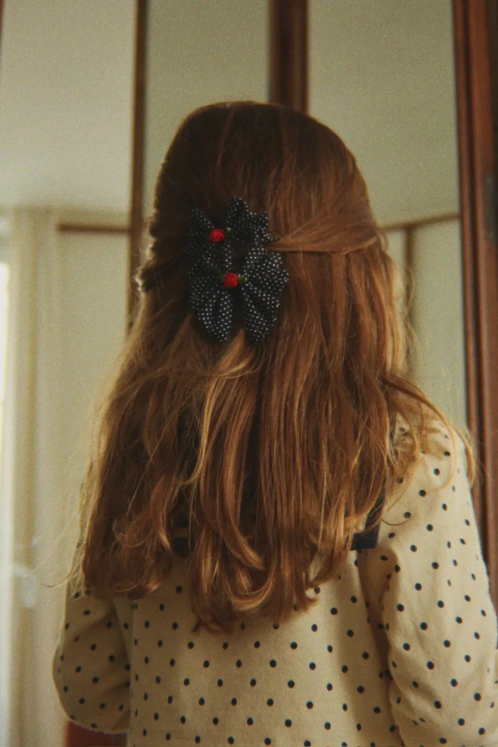 Konges Sløjd Rose Strik haarclips 2-pack dot nuit