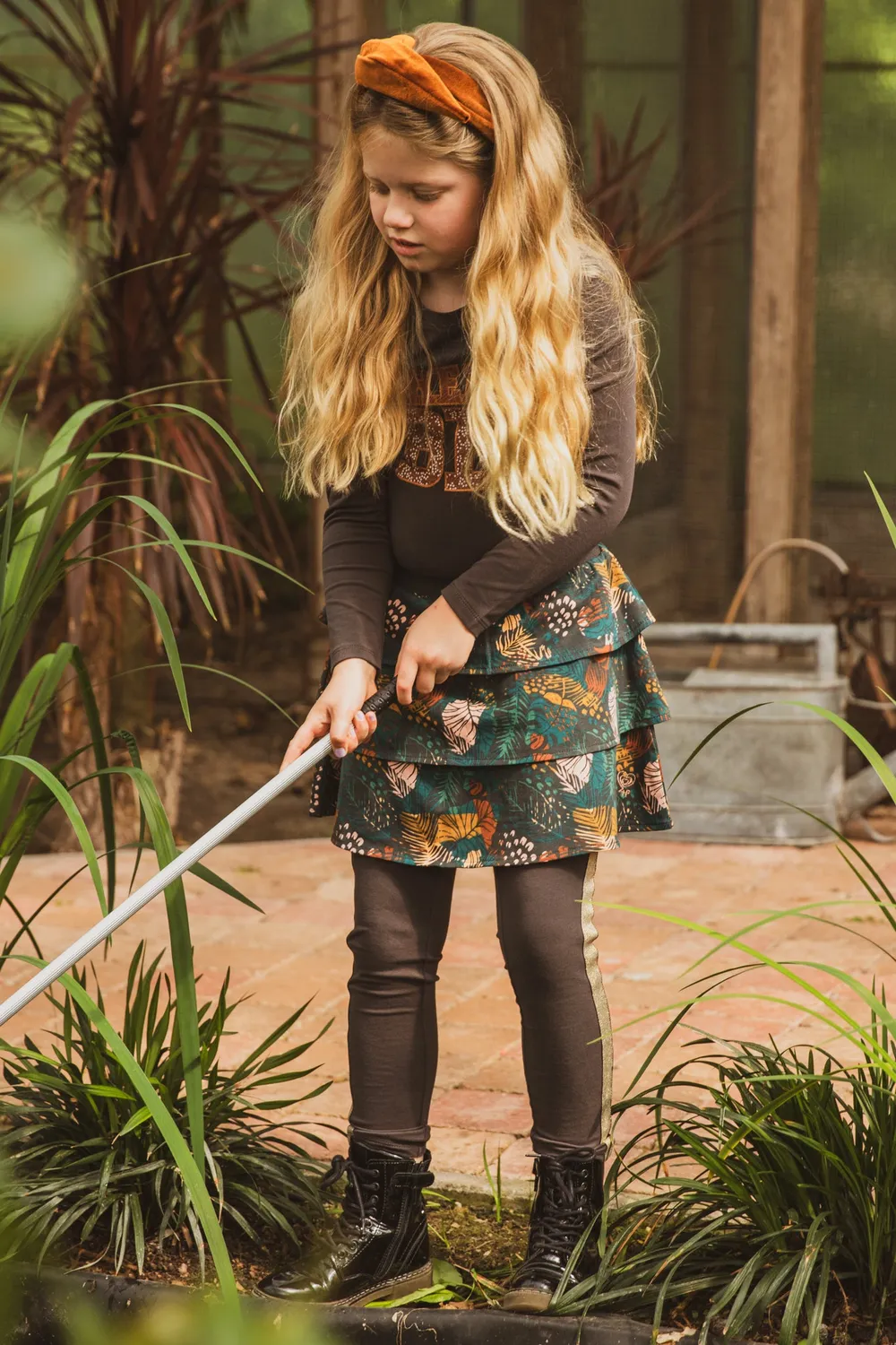 4President Ilona rok meisjes bloemenprint ruches