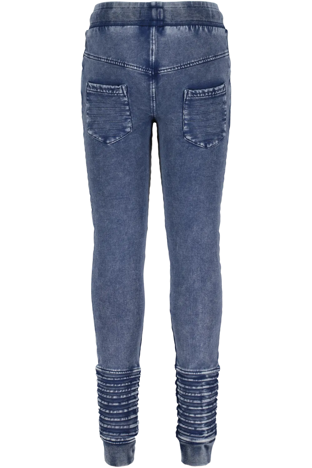 4PRESIDENT Mees jongensbroek Navy acid wash