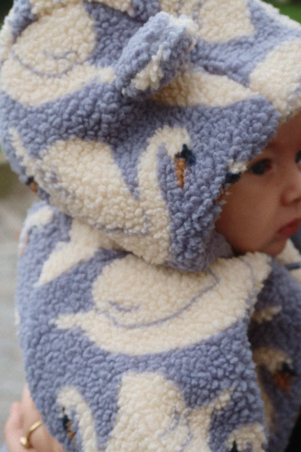 Konges Sløjd Jody Babypak Swan Teddyfleece