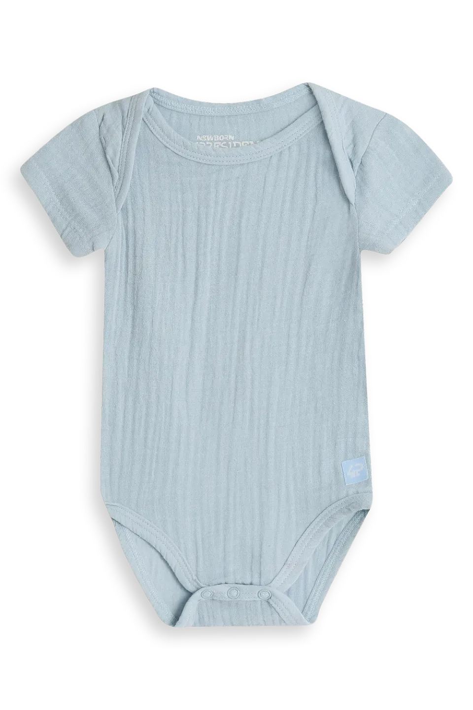 4PRESIDENT Mauri Cashmere blue romper baby katoen