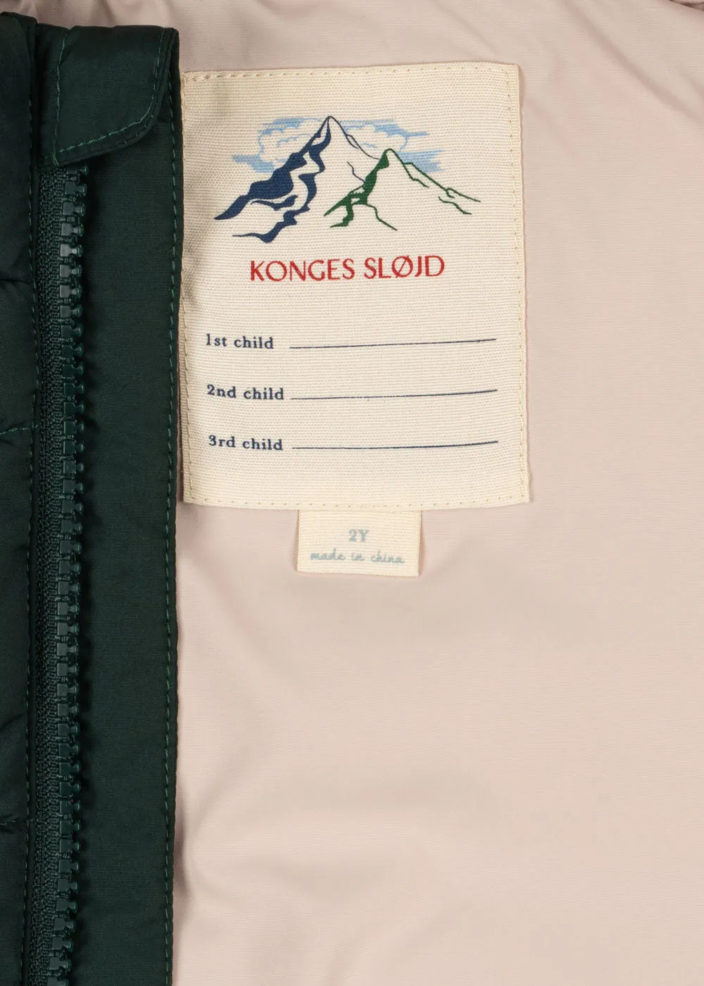 Konges Sløjd Alpi jas Scarab puffer recycled 9M-10Y
