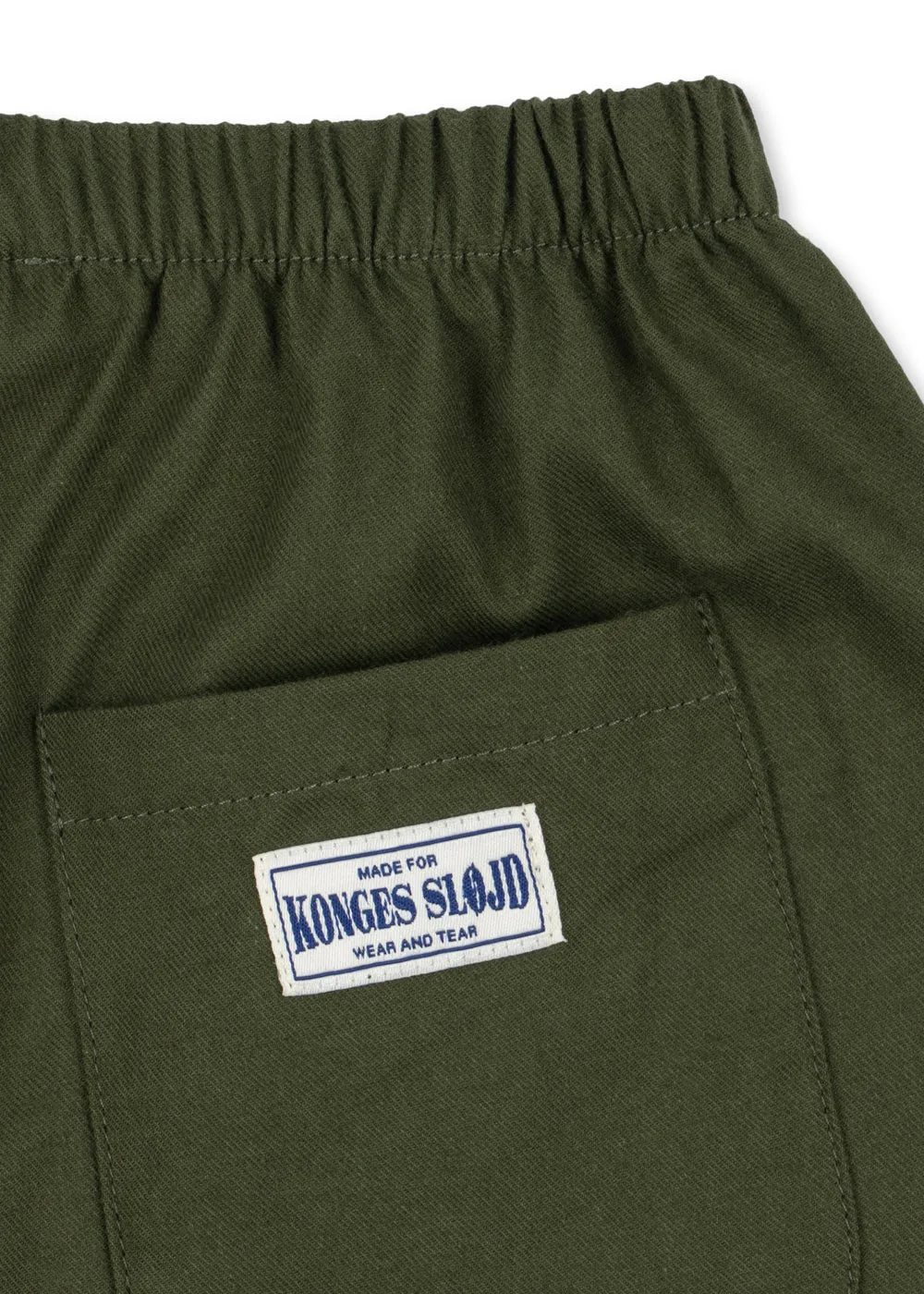 Konges Slojd Alfe broek rifle green biokatoen