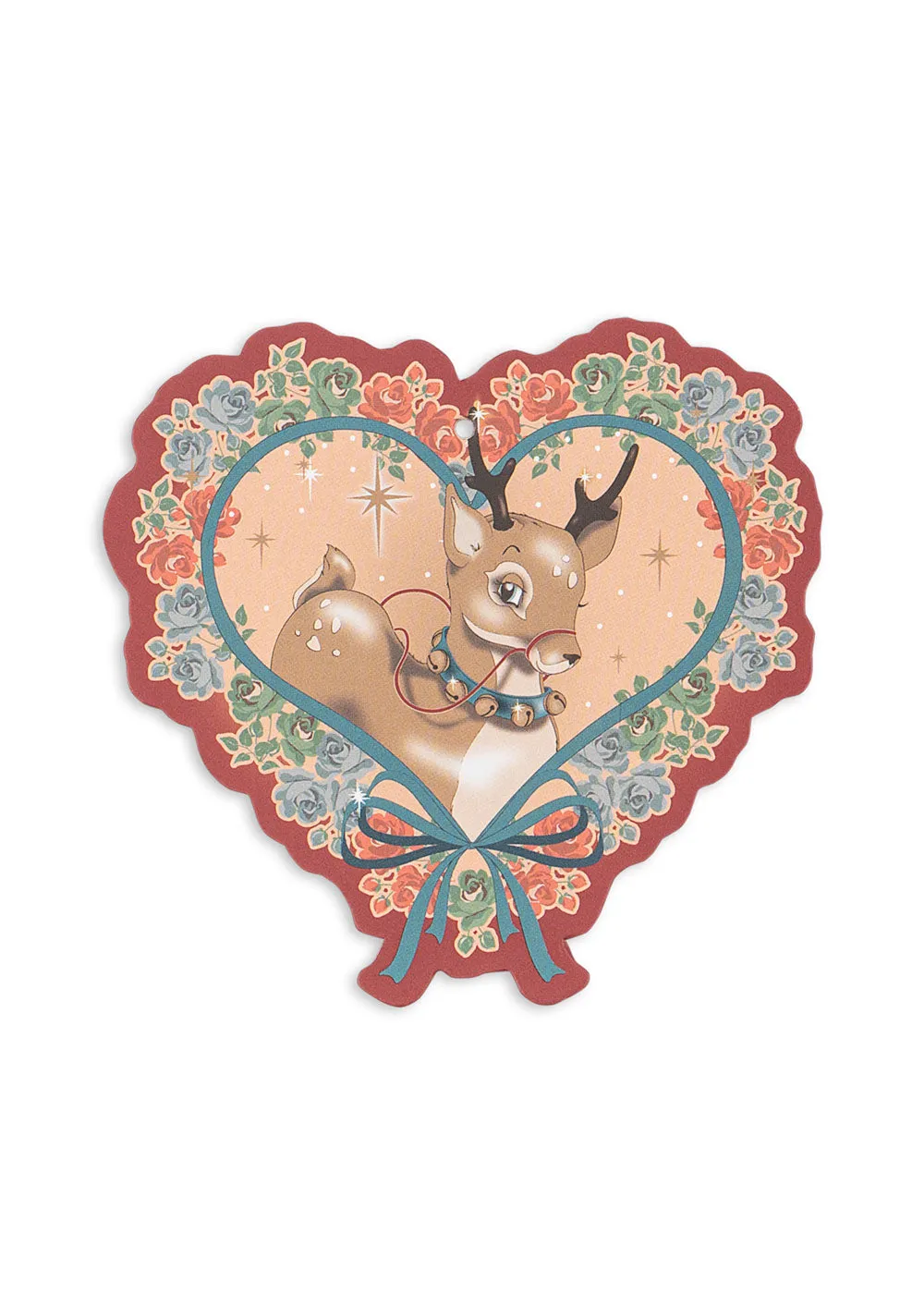Konges Sløjd kerstcadeaulabels deer diary teddy 12st