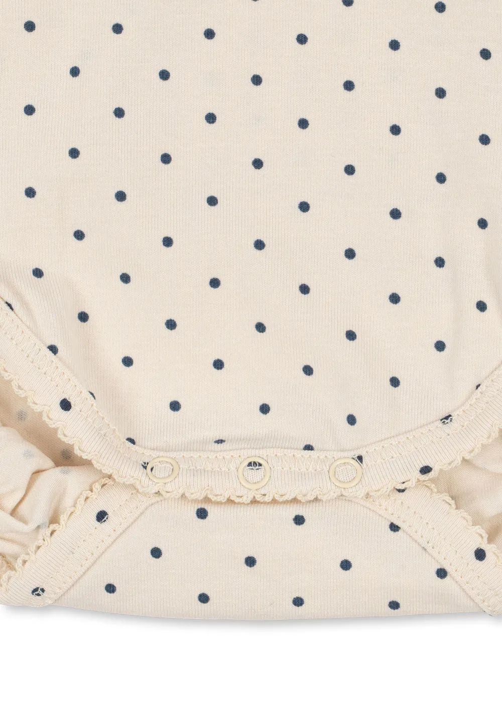 Konges Sløjd Basic romper blue dot biokatoen newborn
