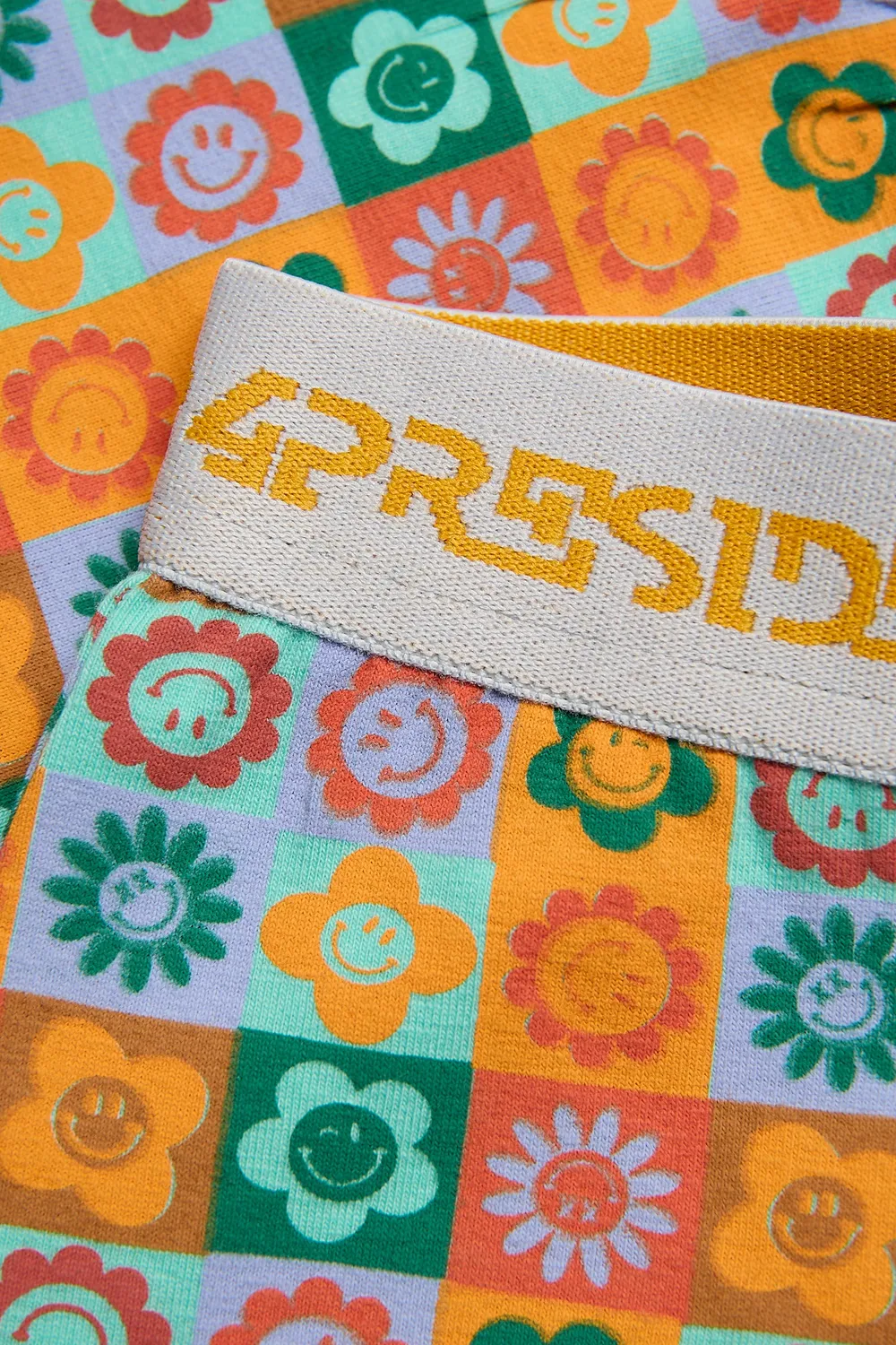 4PRESIDENT Nava Orange short meisjes bloemenprint