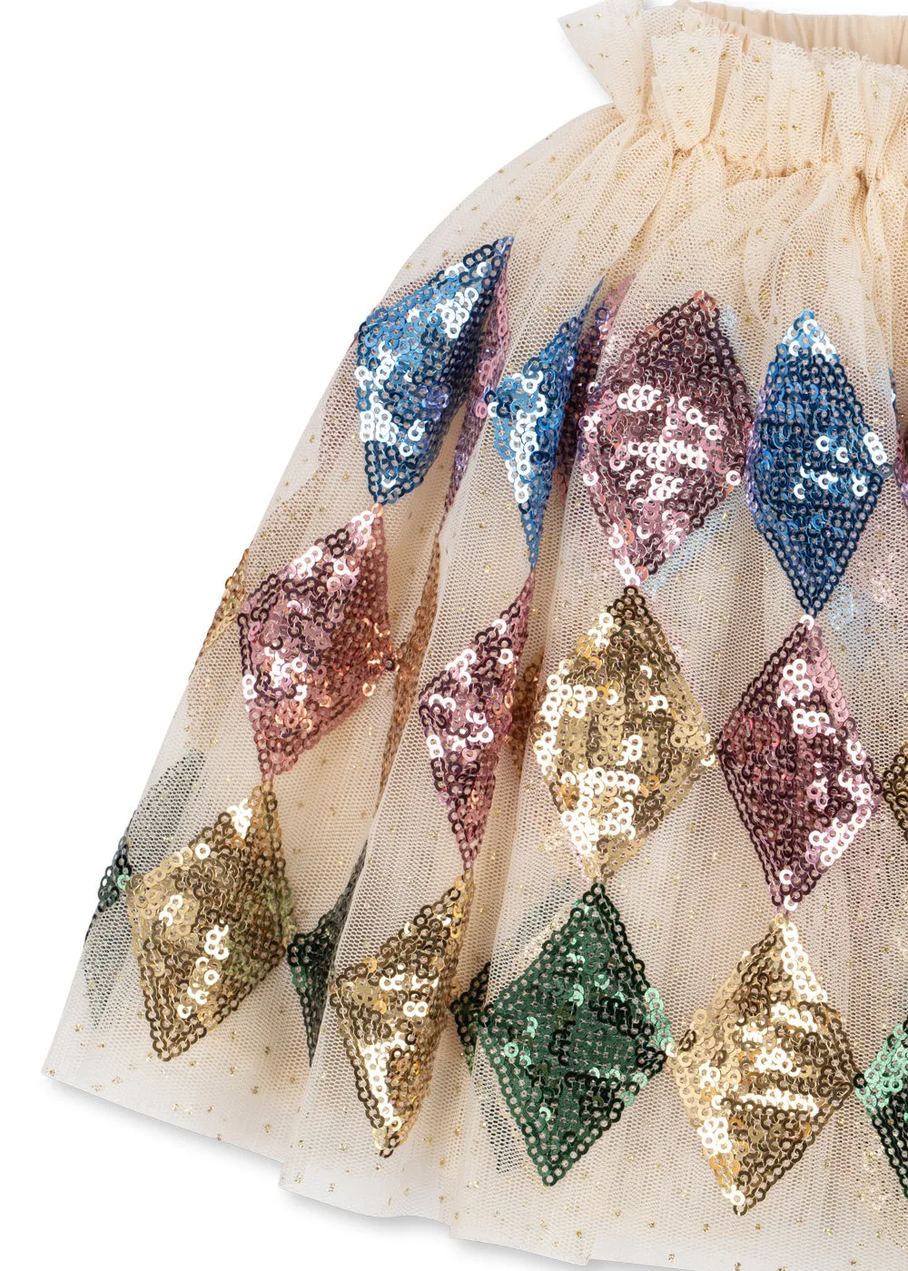 Konges Sløjd Yvonne Rok Harlekin Sequin Tule 18M-10J