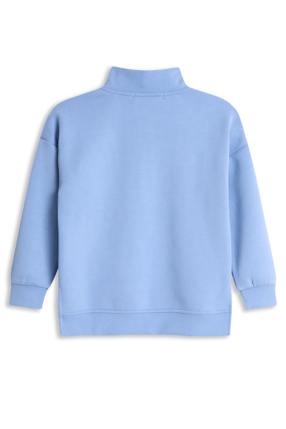 4President Maud sweater lichtblauw modal met rits