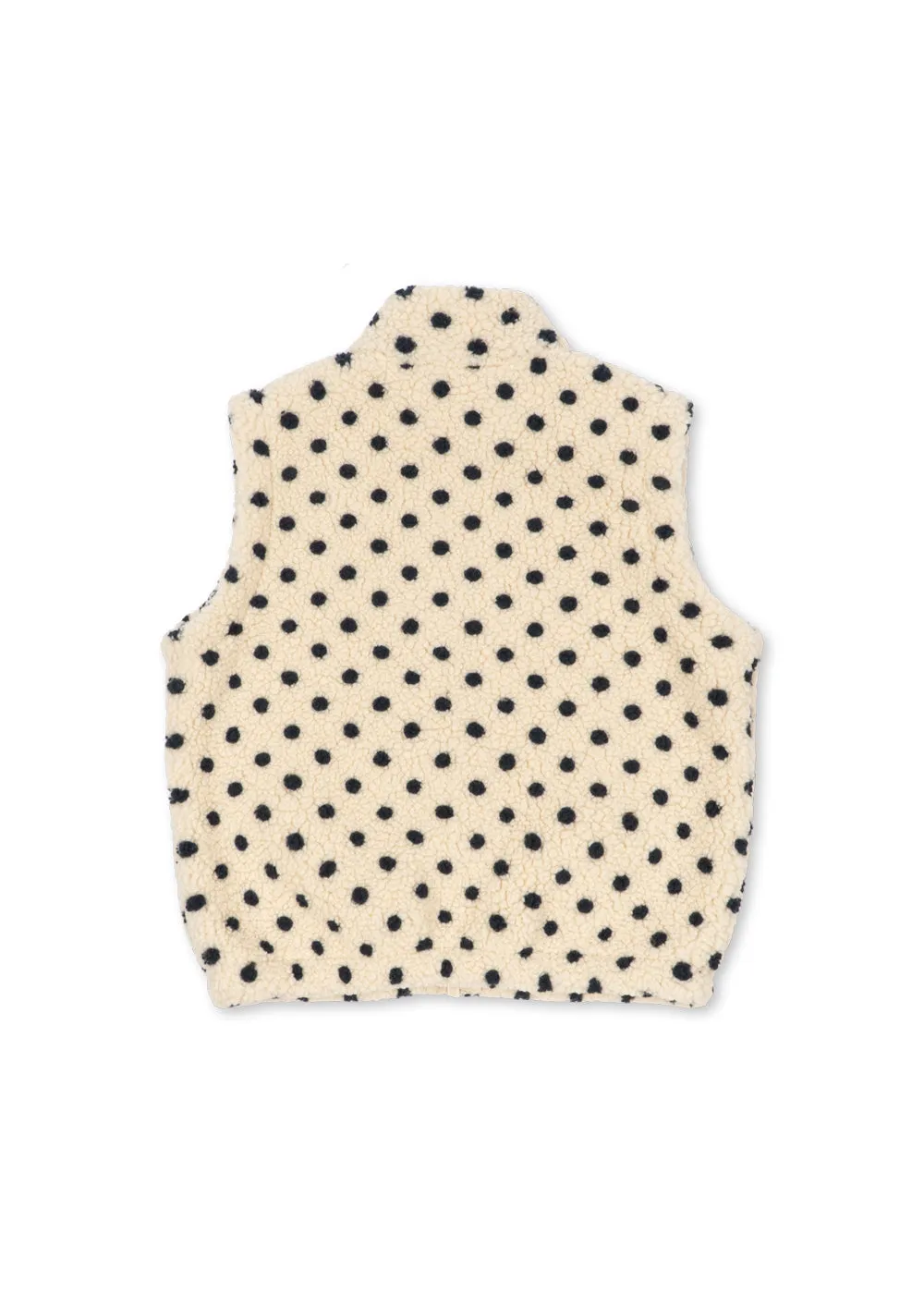 Konges Sløjd Jody teddy vest dot lumiere fleece