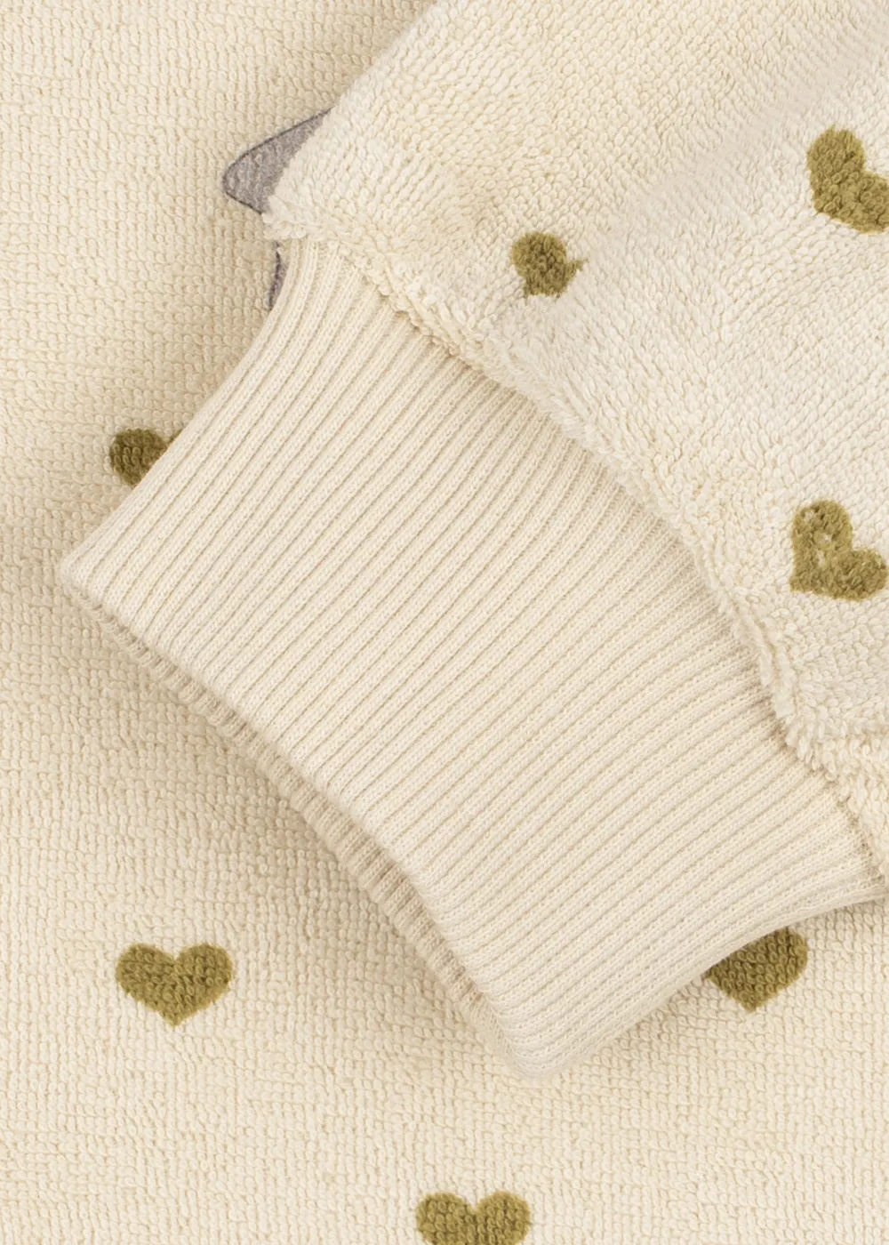Konges Sløjd Mitty sweater oyster coeur biokatoen