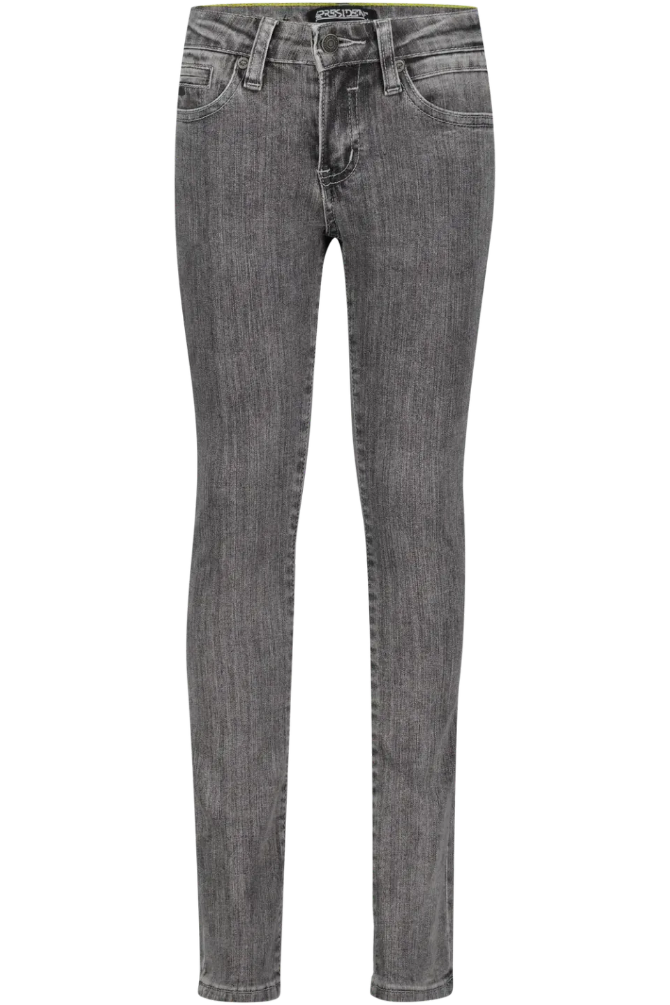 4PRESIDENT Rafael Grey Used skinny jeans grijs stretch