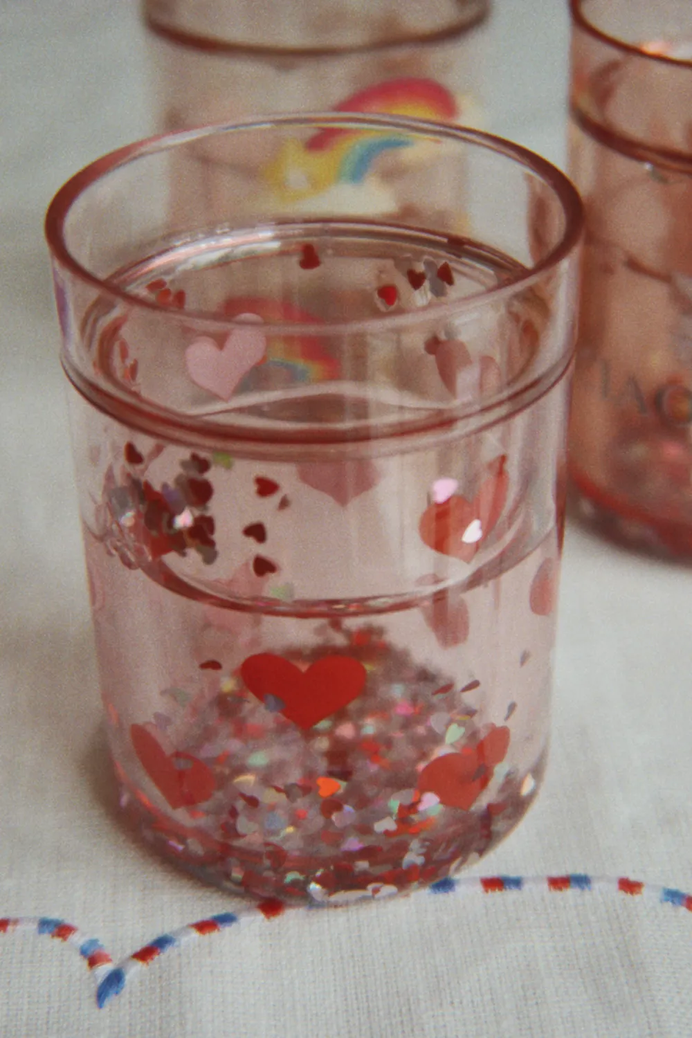 Konges Sløjd Glitter Bekers 4-pack multi glitter 180 ml