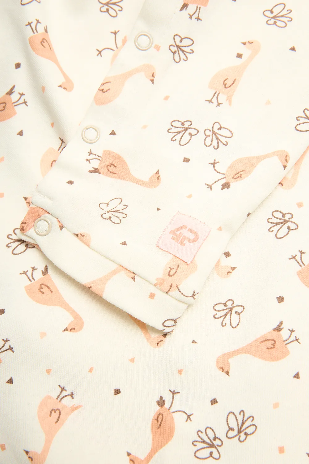 4PRESIDENT Zara White romper meisjes vogelprint katoen