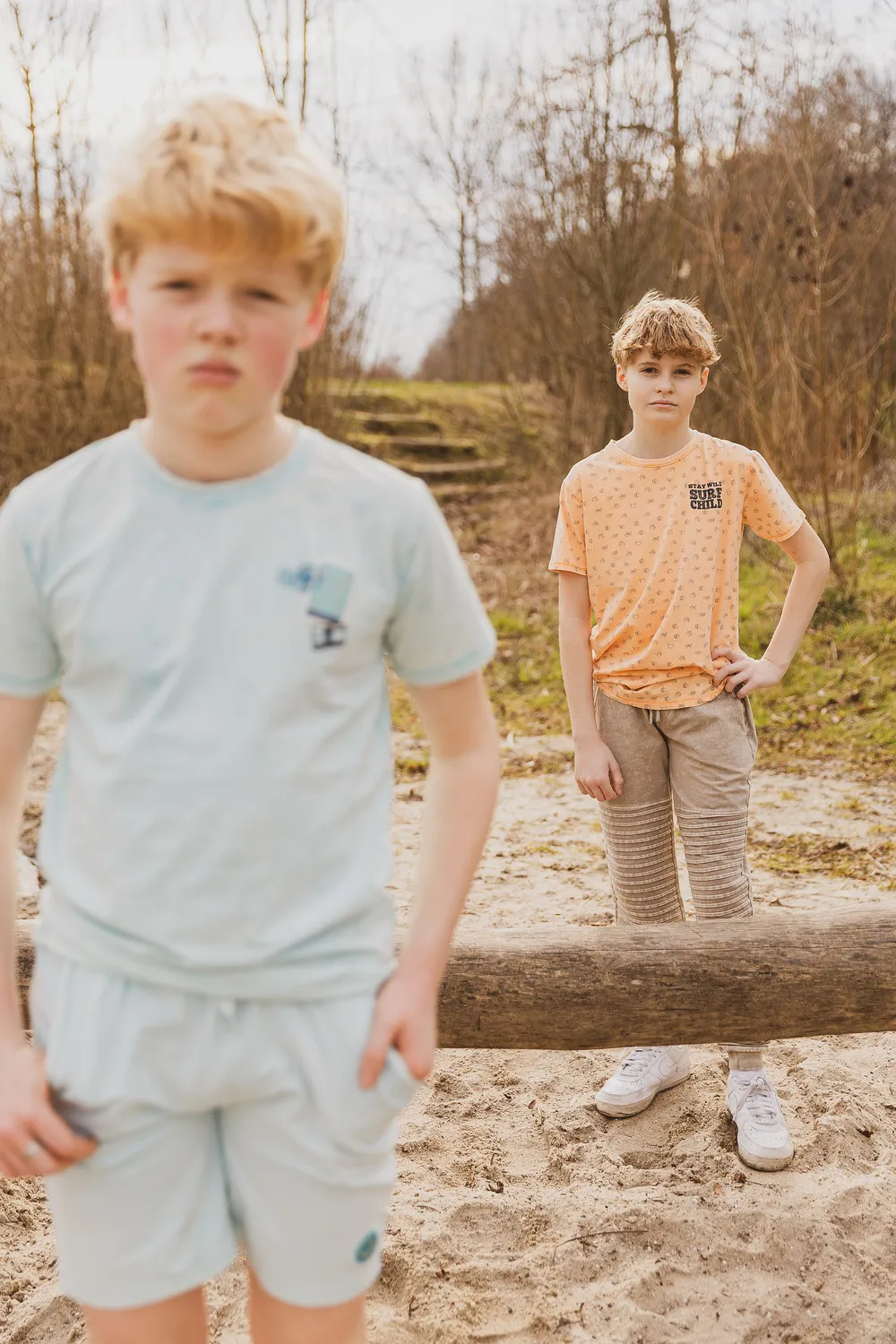 4PRESIDENT Otho Light Blue short lichtblauw