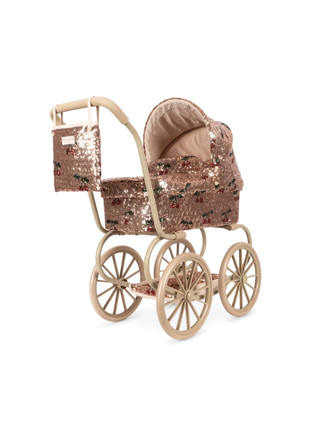 Konges Sløjd Minnie poppenwagen cherry sequin