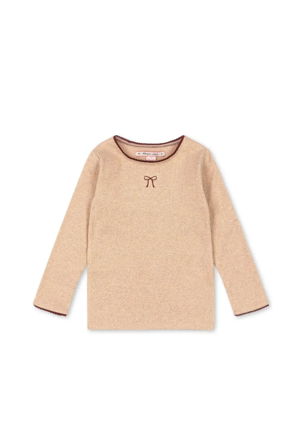 Konges Sløjd Roli blouse moonlight rib lurex