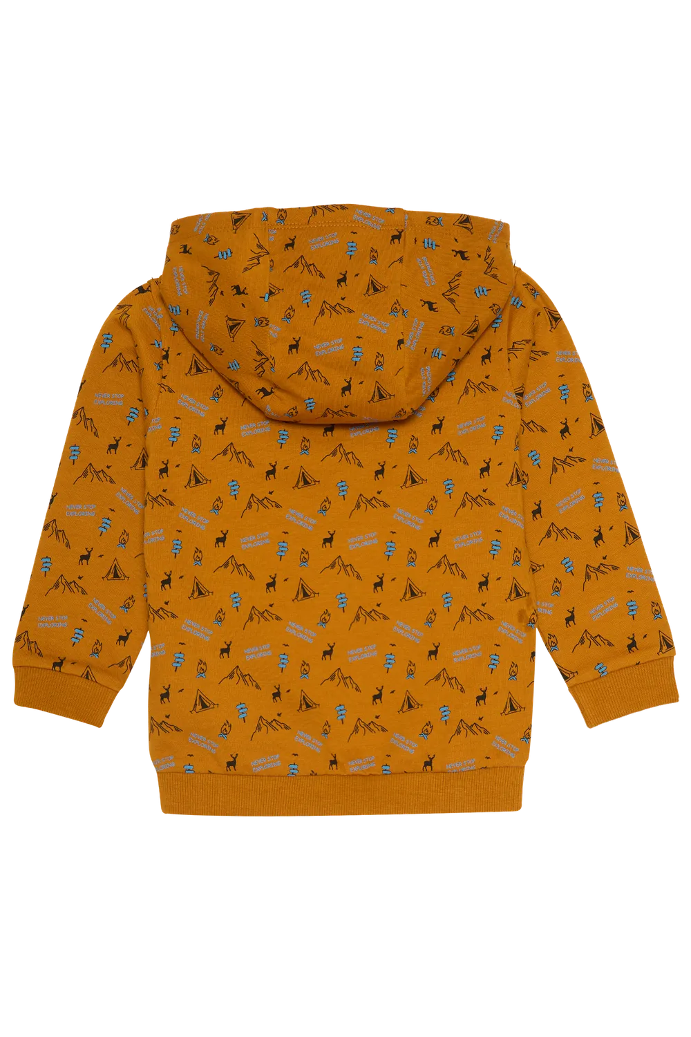 4PRESIDENT Boaz Sand hoodie jongens explore-print