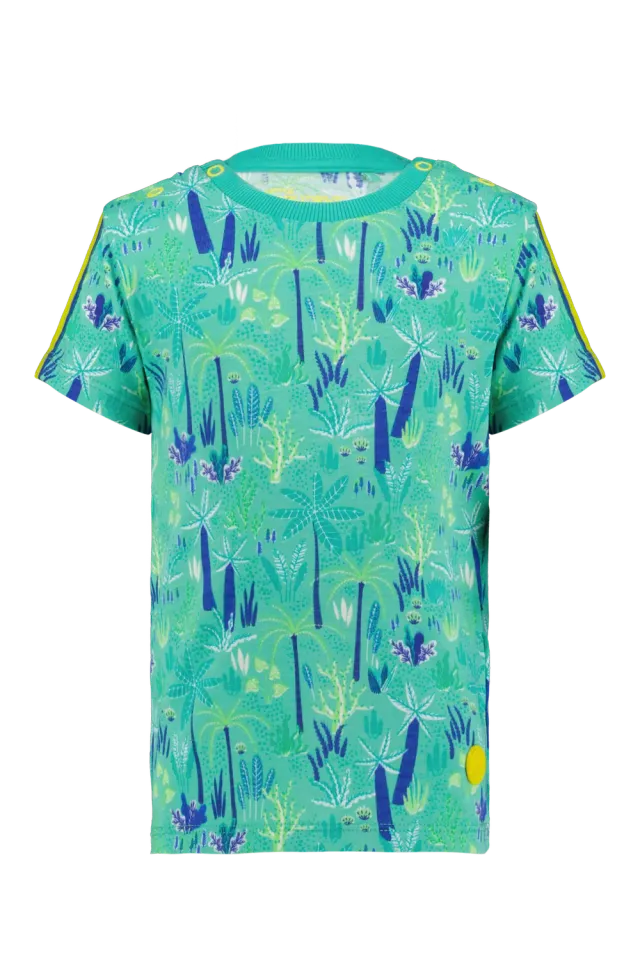 4PRESIDENT Elmo T-shirt jongens Marine Green katoen