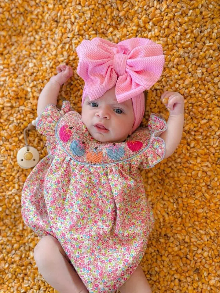 Busy Bee Smocks Remy Pumpkins bishop bubble herfst