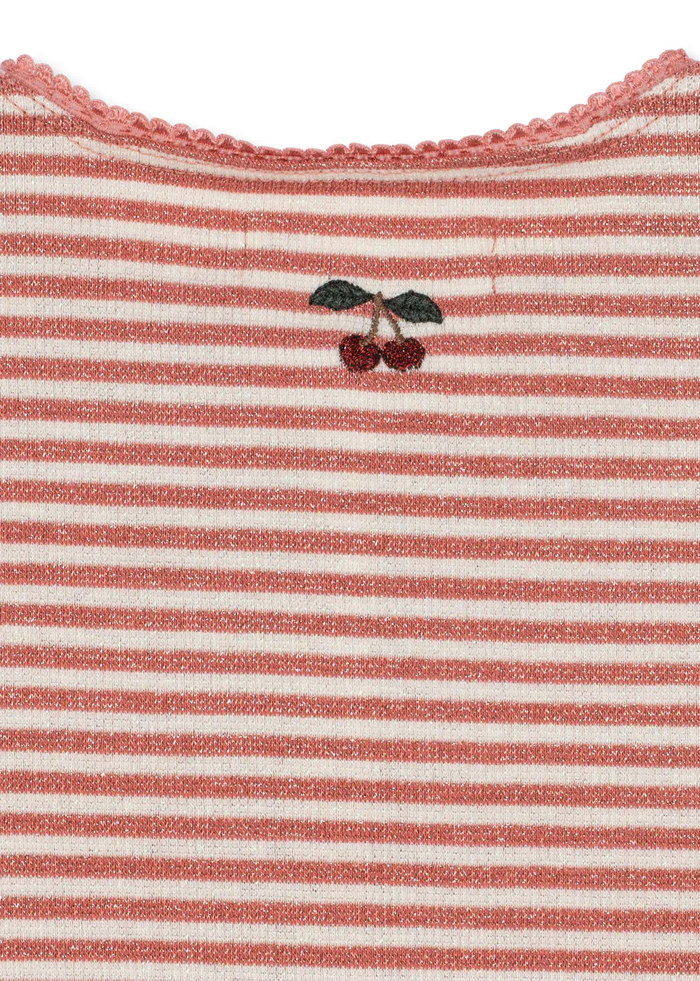 Konges Sløjd Roli cardigan rose cream stripe lurex