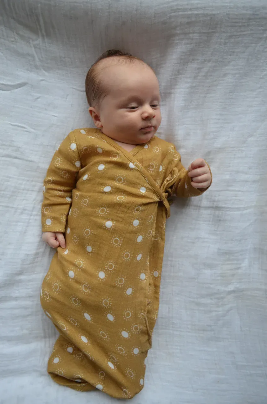 The Mompany Sunny newborn slaapjapon double gauze