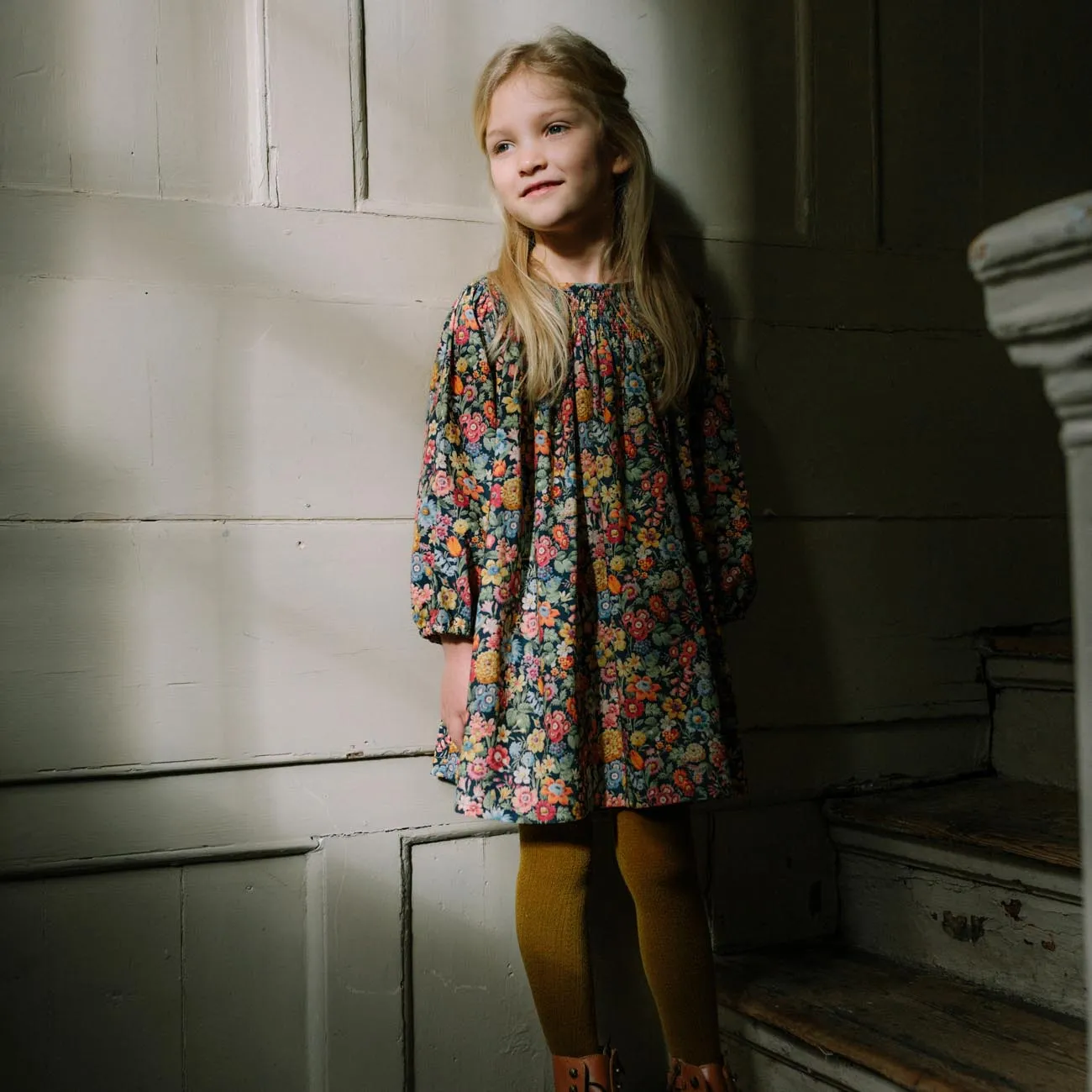 The Mompany Draughts jurk Liberty katoen oversized