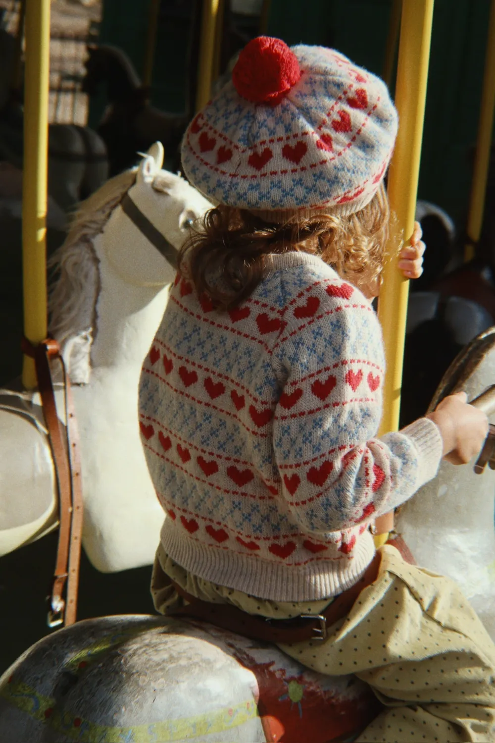 Konges Sløjd Belou cardigan heart wolmix