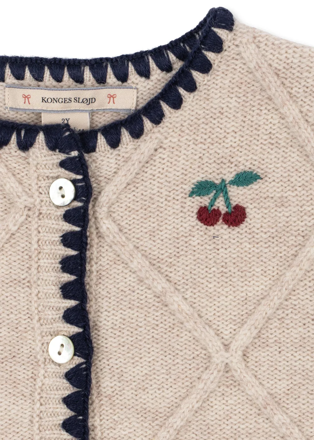 Konges Sløjd Iska wollen vest off white