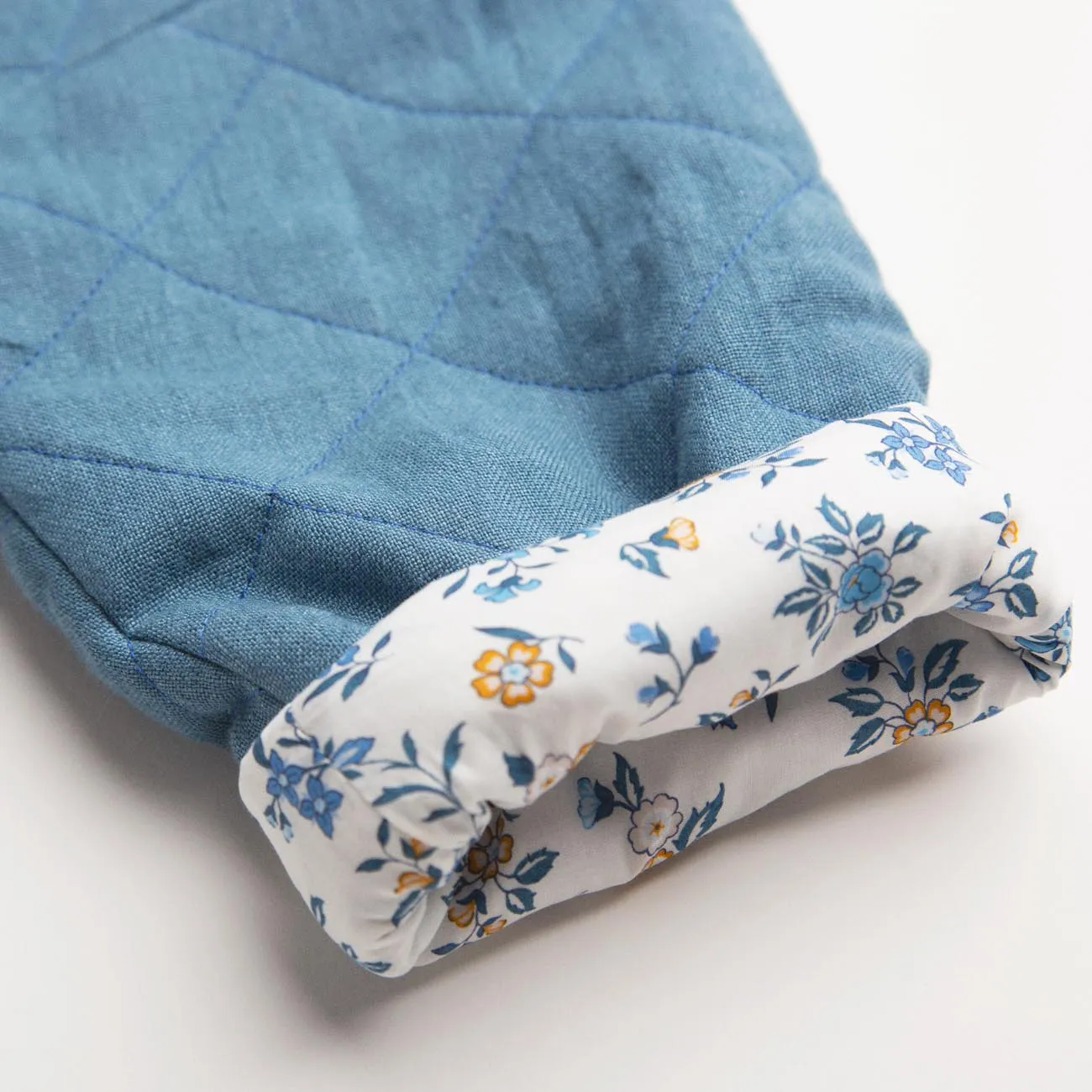 The Mompany Twister jasje Cornflower linnen gevoerd