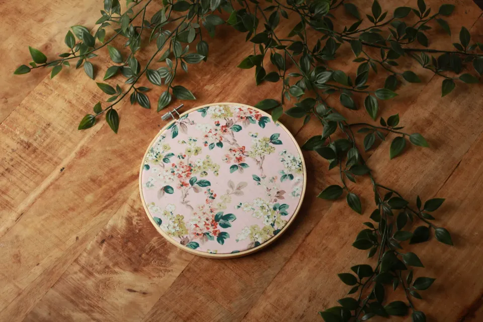 Een presentje Blossom joy wandcirkel 15 cm lichtroze