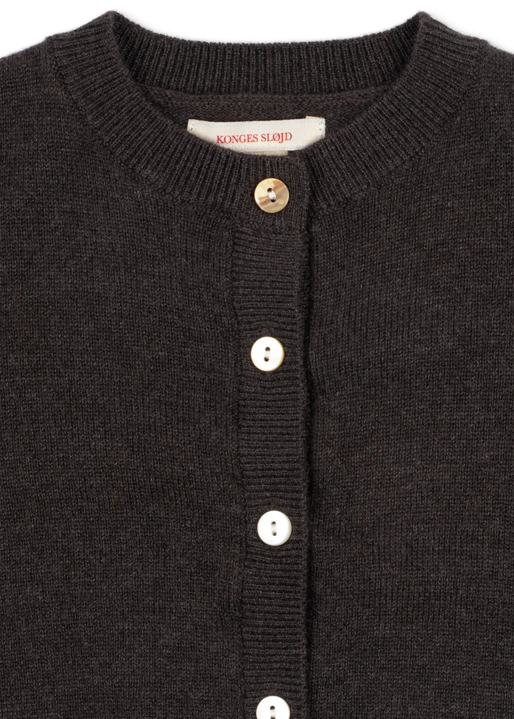 Konges Sløjd Dio cashmere vest chocolate brown