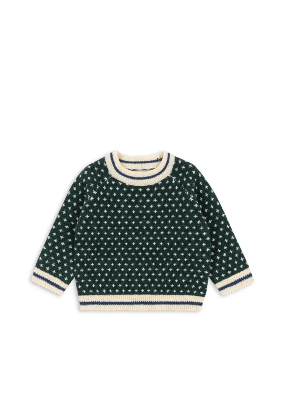 Konges Sløjd Billi sweater groen wolmix