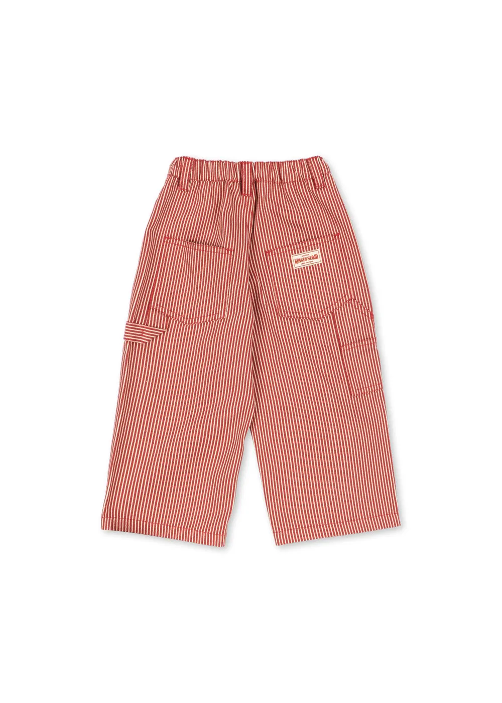 Konges Sløjd Luc broek milk rouge stripe katoen