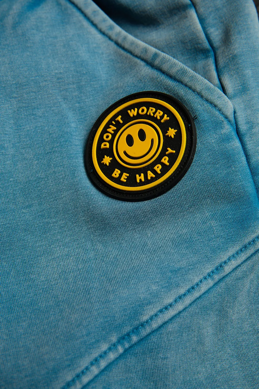 4PRESIDENT Nancy broek Blue acidwash