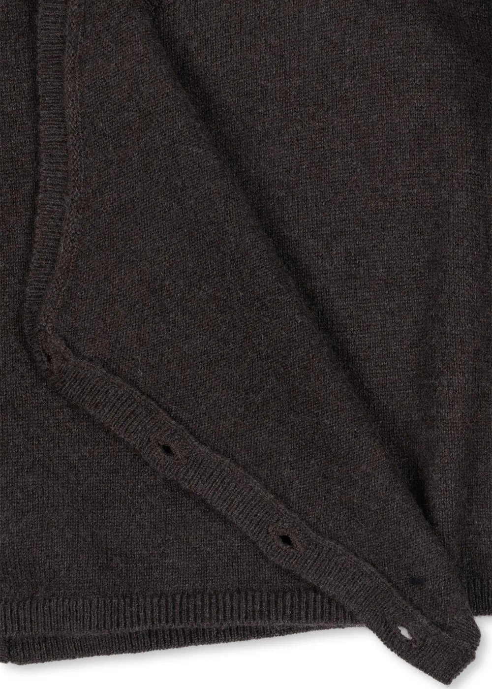 Konges Sløjd Dio cashmere babyset chocolate brown 2-delig