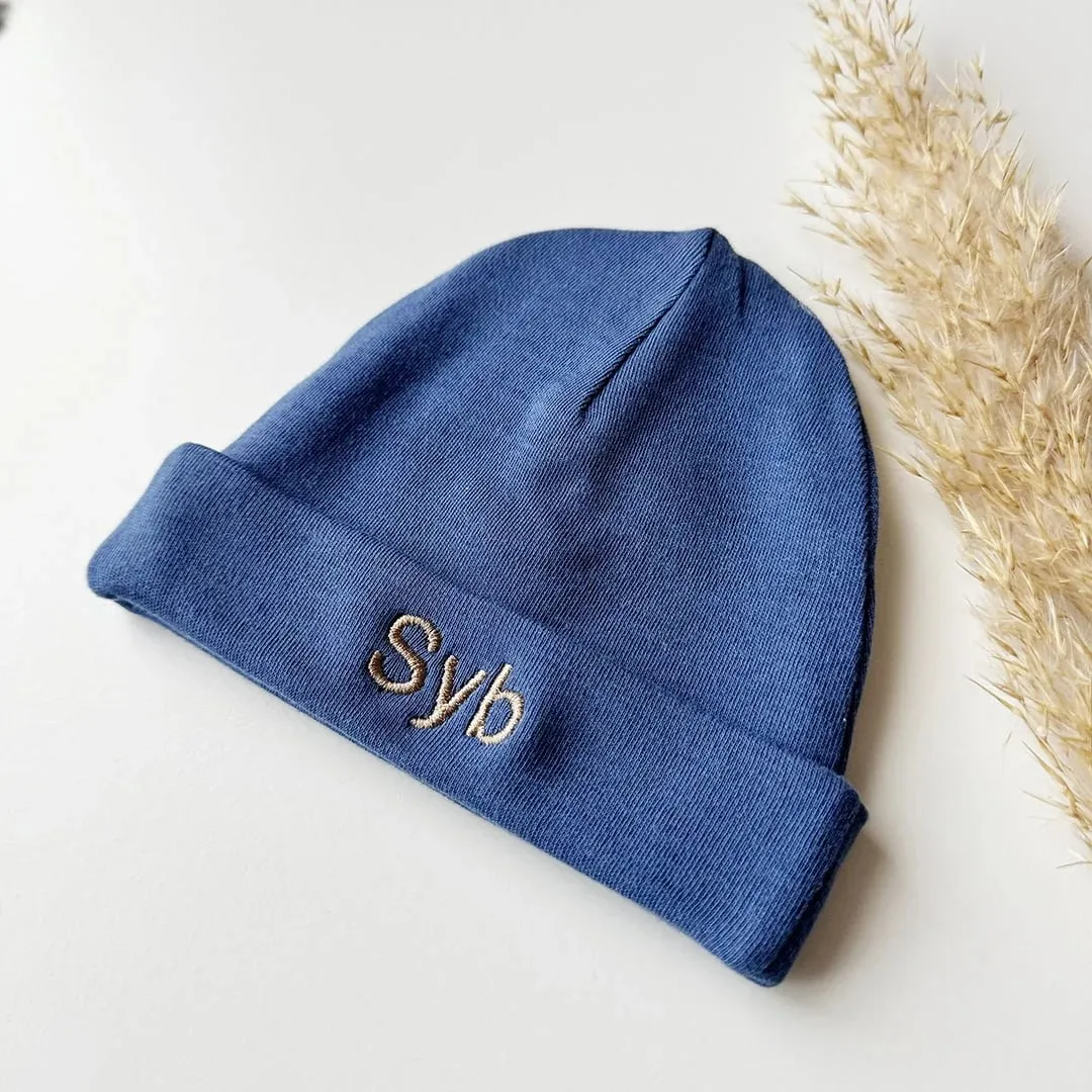 SODA FASHION Newborn muts donkerblauw katoen