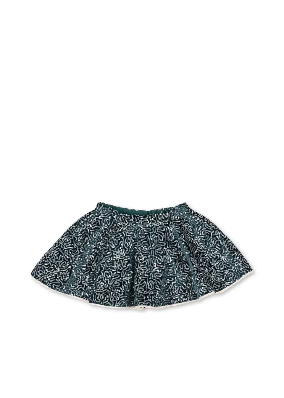 Konges Sløjd Viola Green Rok Fluweel Glans 3Y-10Y