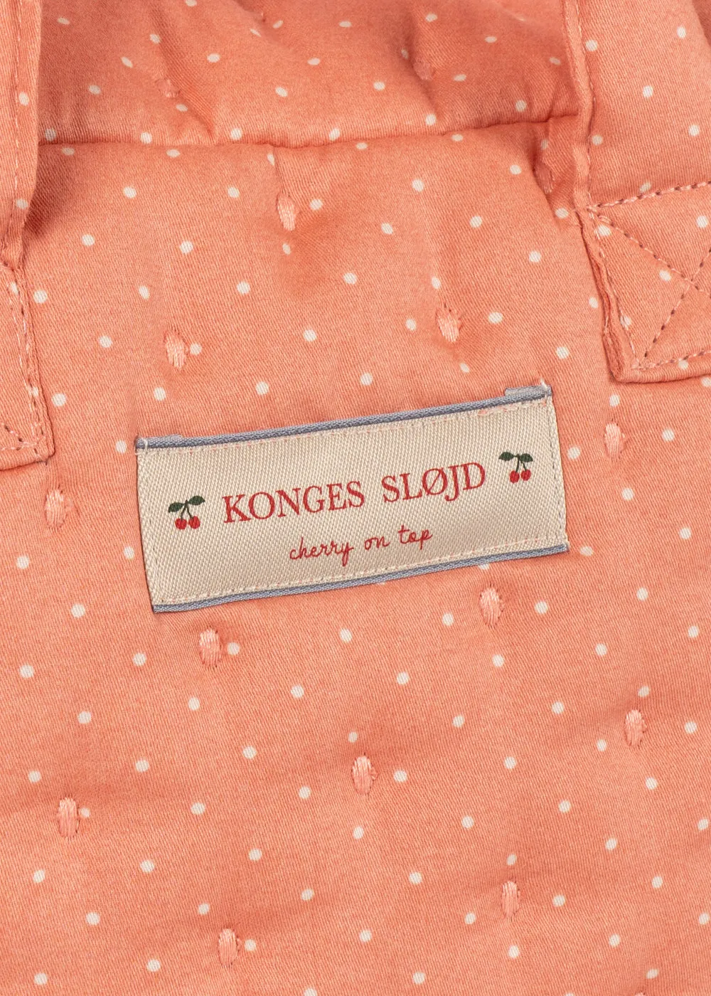 Konges Sløjd poppentas rose dot met schouderband