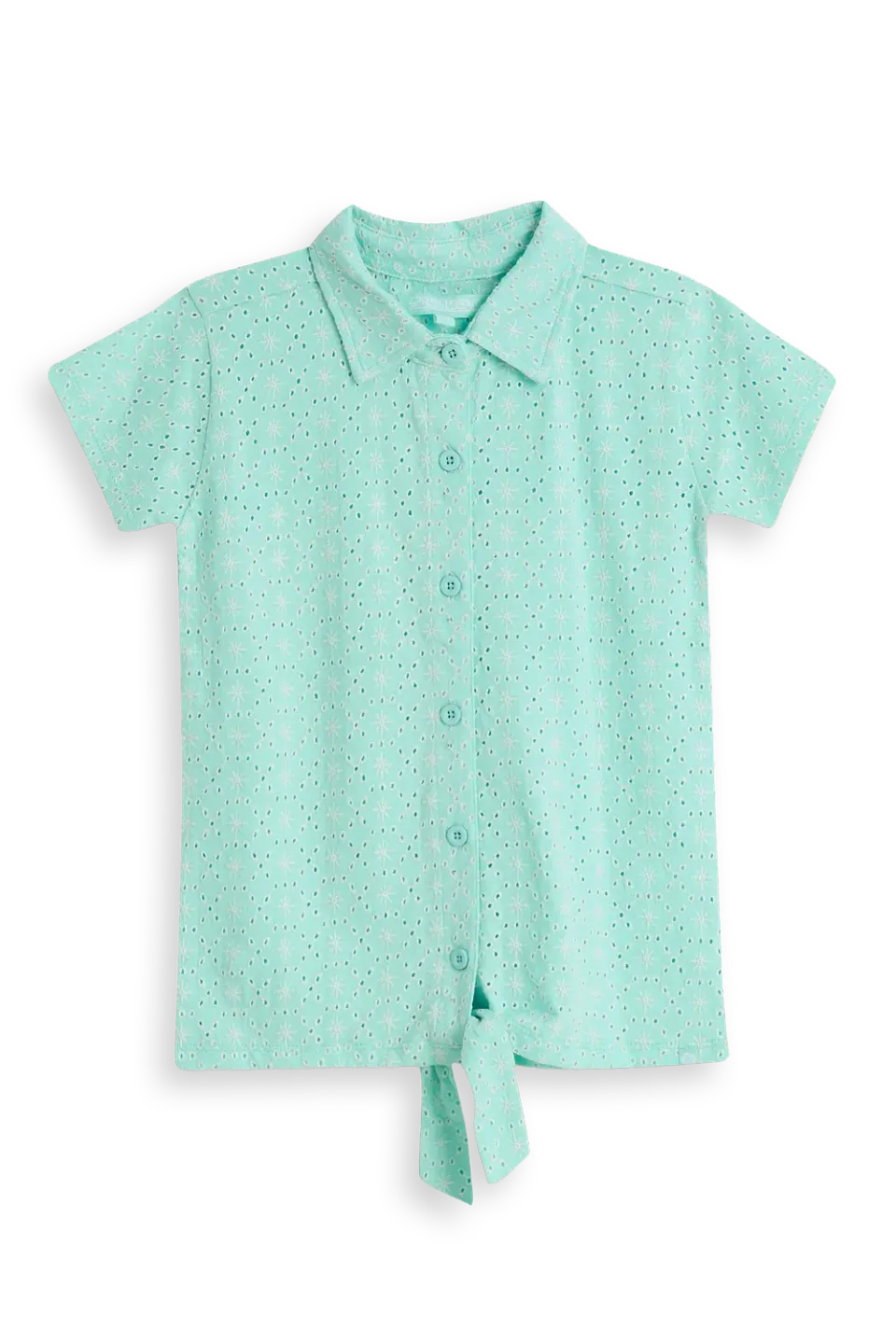 4PRESIDENT Basma Water ballet shirt turquoise katoen