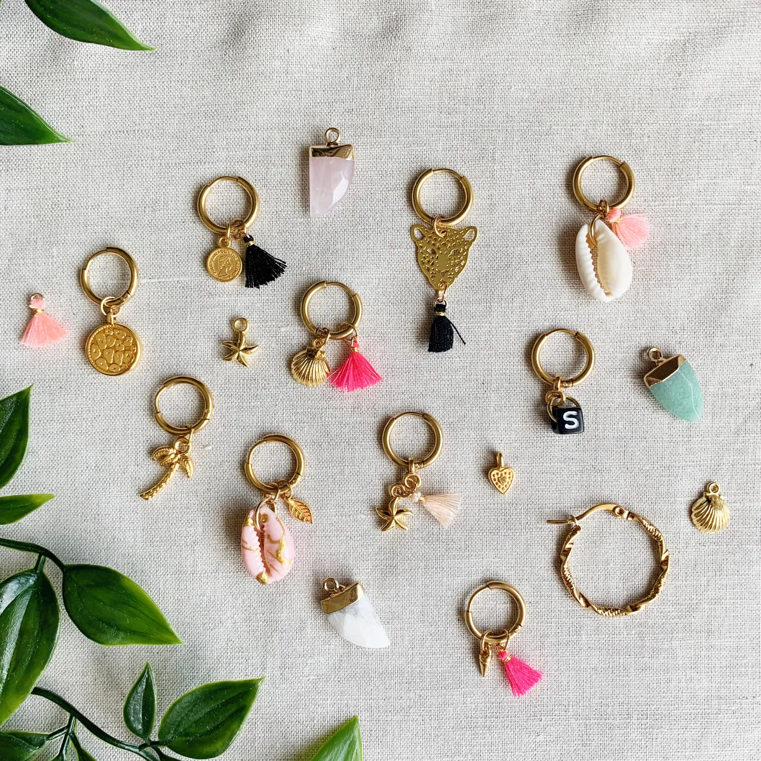 Soda Fashion Ibiza Shell Gold armband schelp