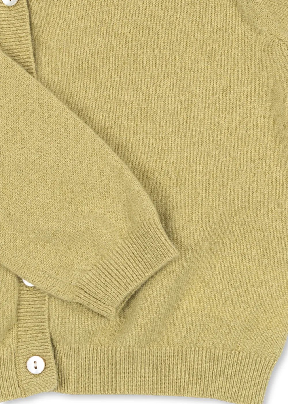 Konges Sløjd Dio cashmere vest leek green 100%