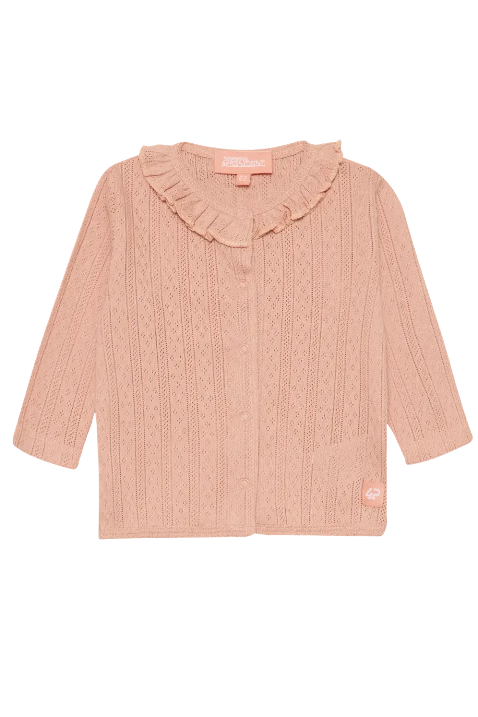 4President Zita Vest baby meisjes roze pointelle