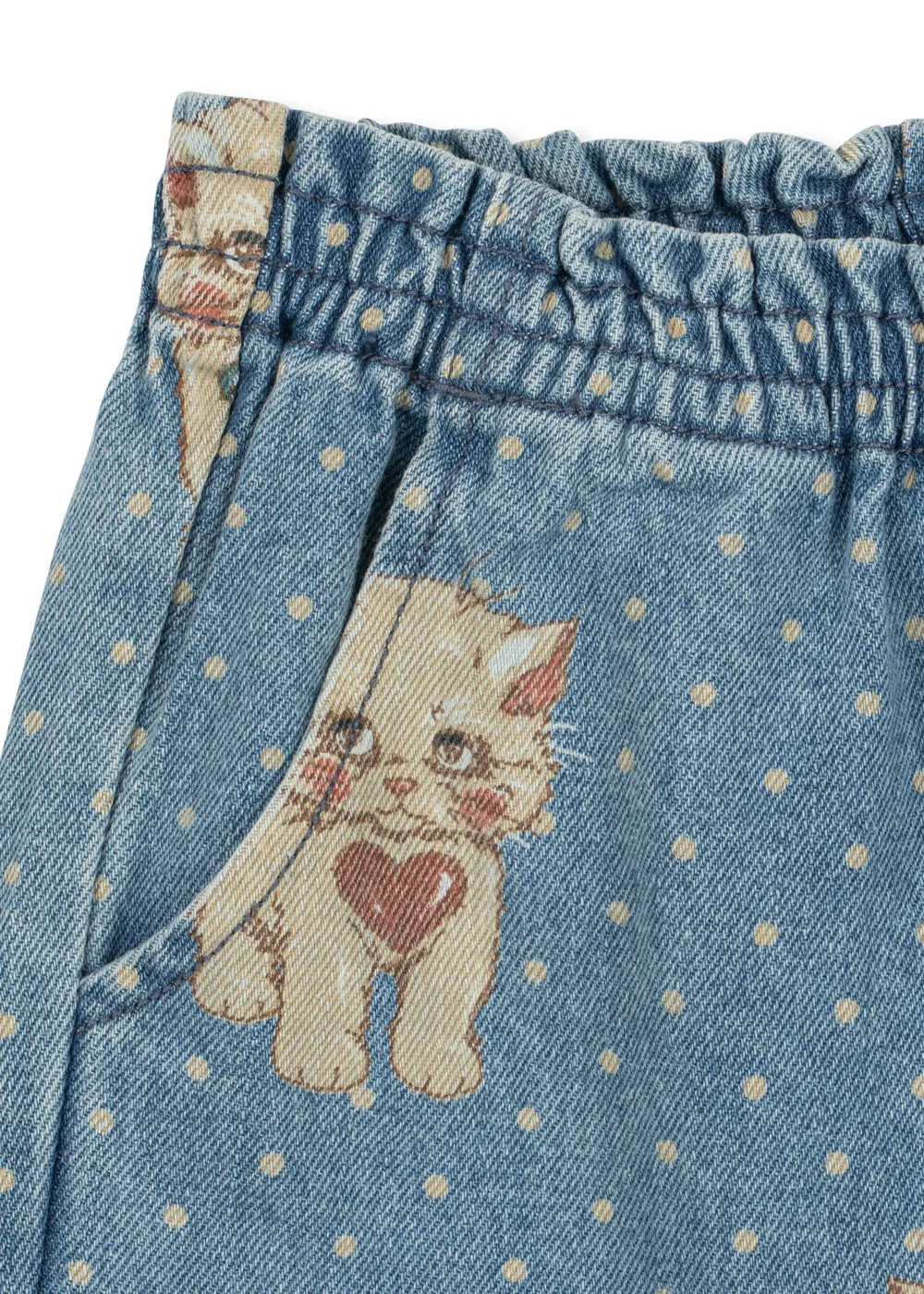 Konges Sløjd Magot Broek jeansbroek ciao miao biokatoen denim