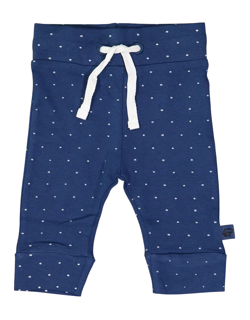 4President Jamie Navy AOP babybroekje katoen stretch