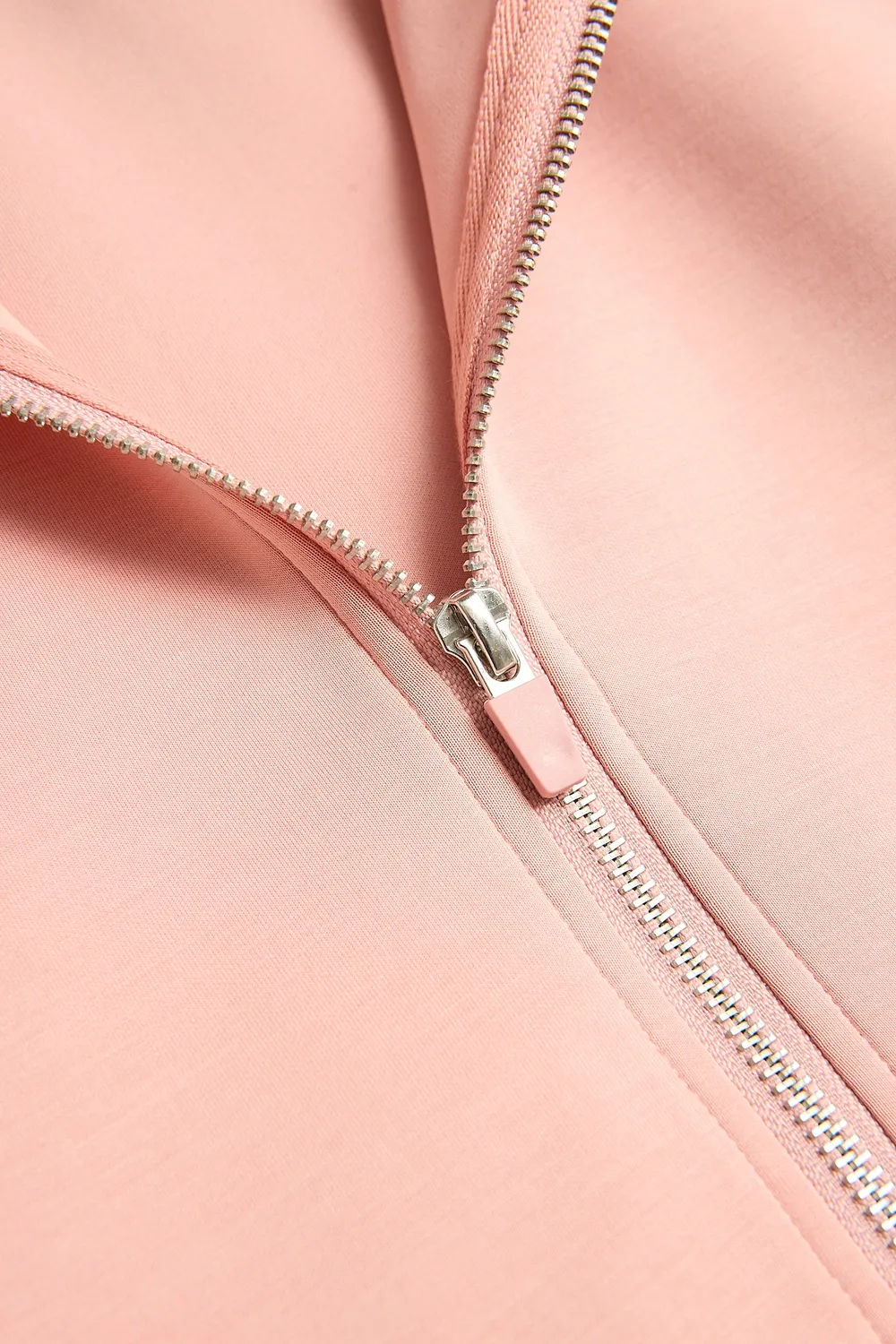4President Mia vest lichtroze – hoodie met rits meisjes
