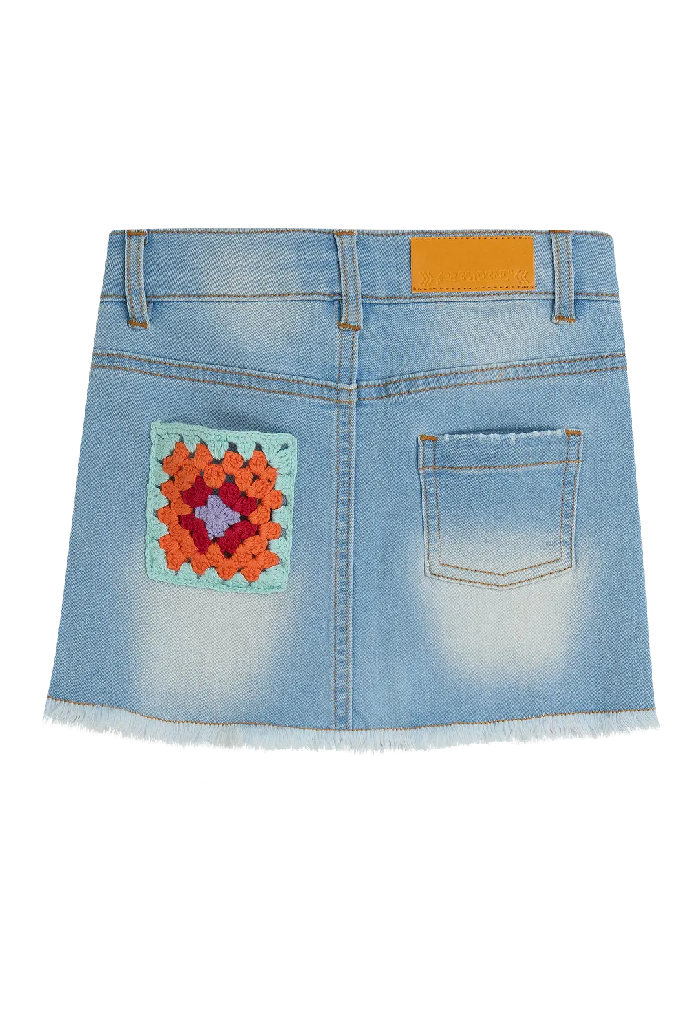 4President Neva Light Blue rok lichtblauw denim