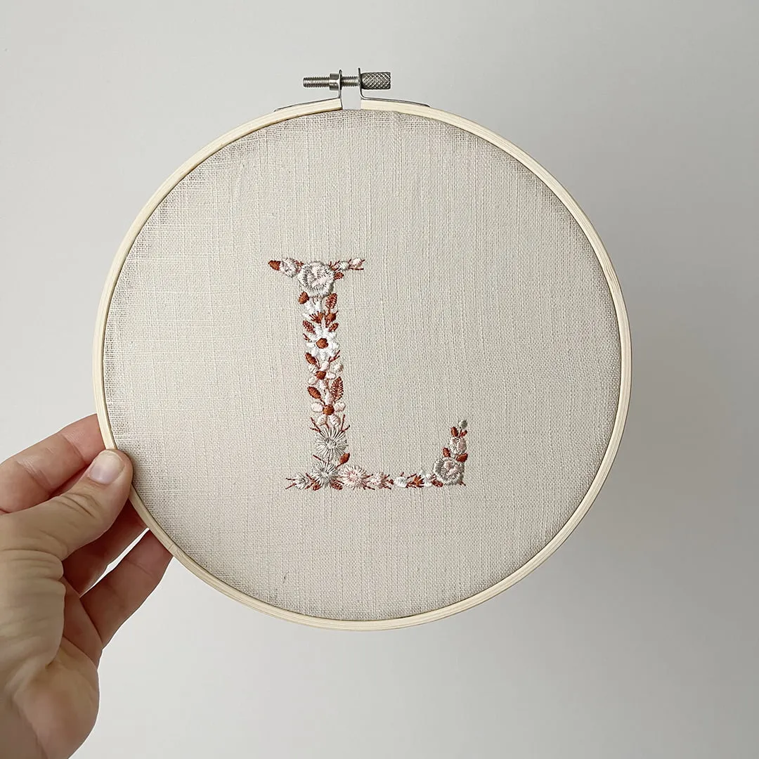 Soda Fashion Borduurring letter ring dames fijn