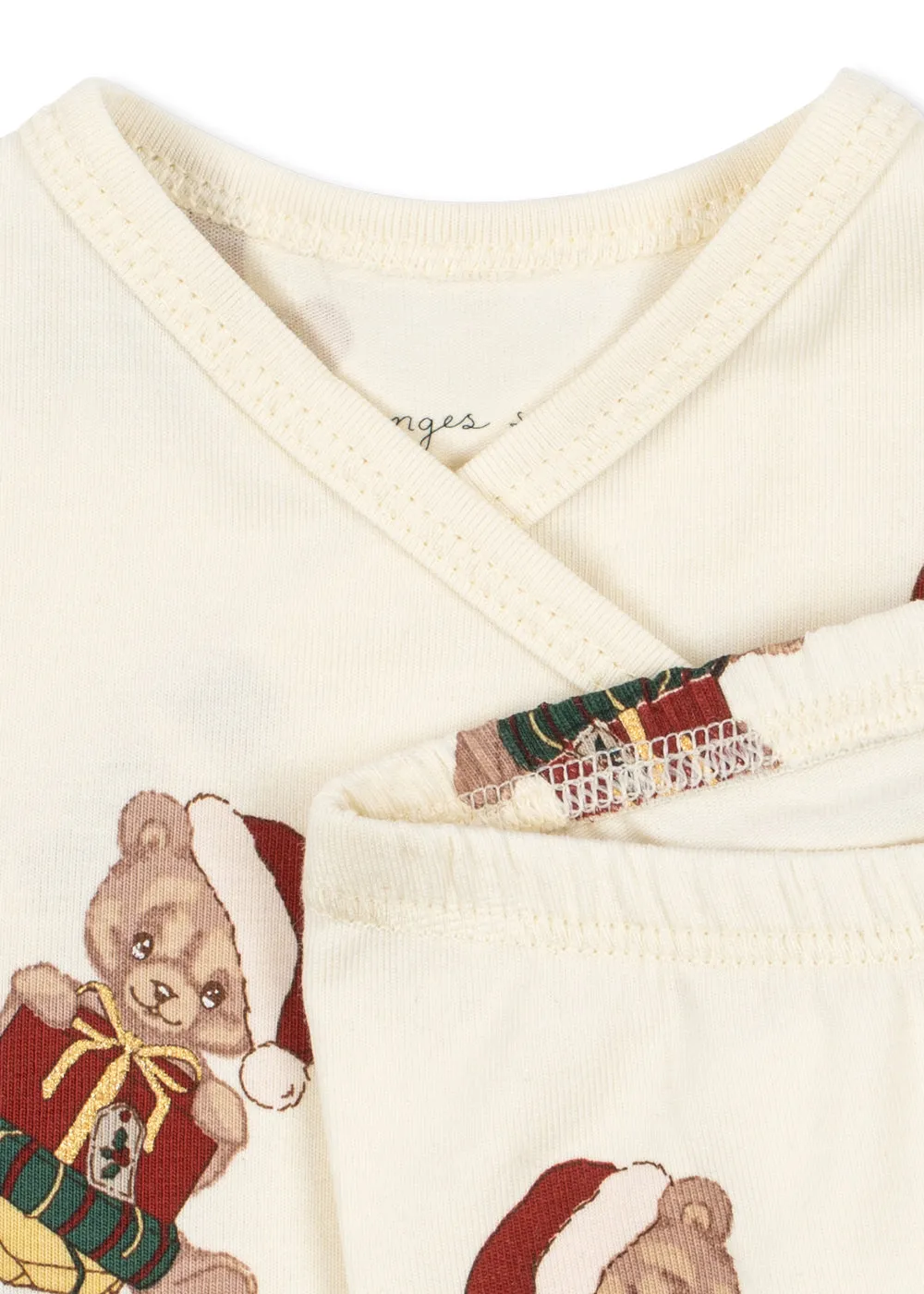 Konges Sløjd Basic newborn kledingset teddy bear biokatoen
