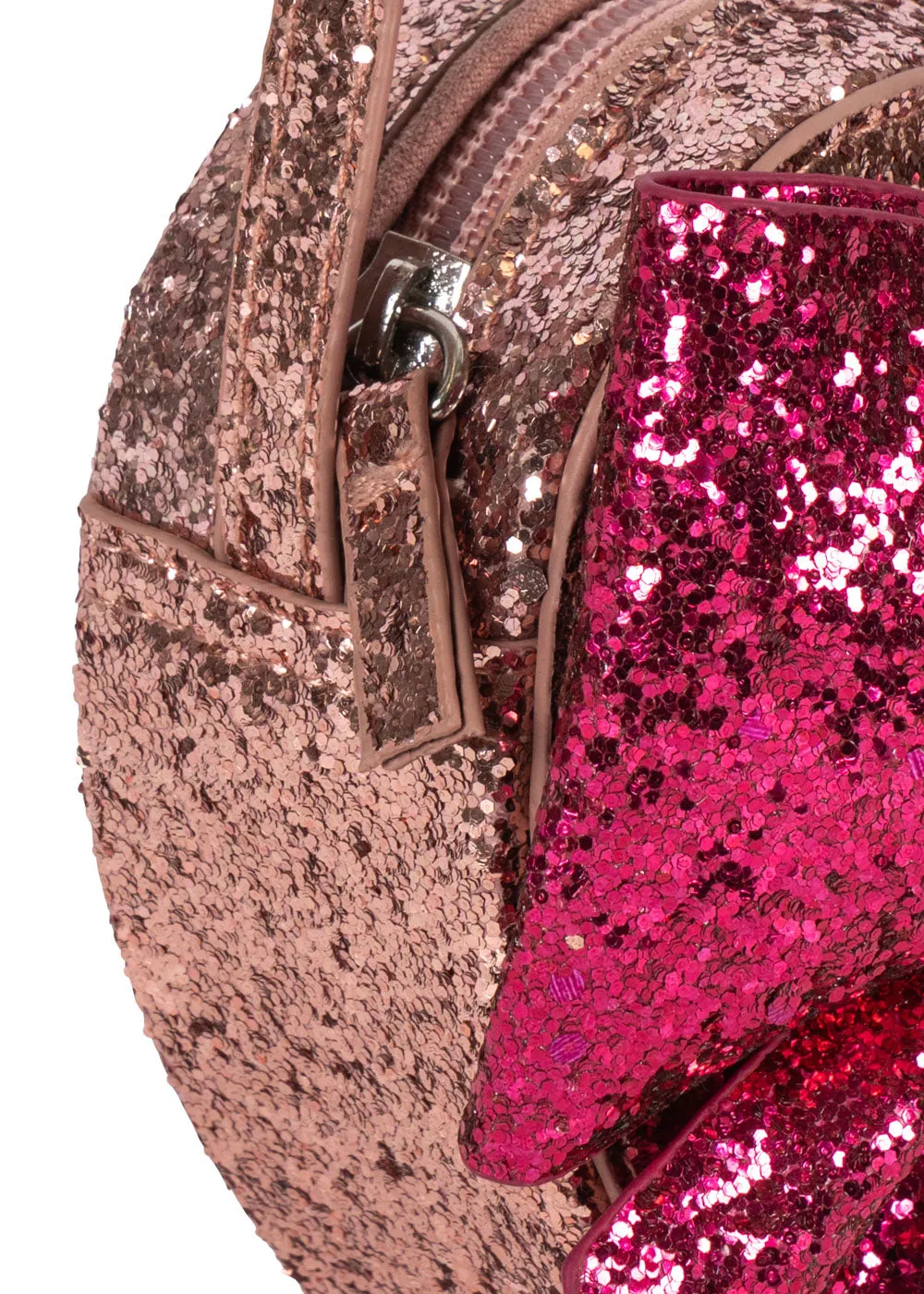 Konges Sløjd Tut Bow Tas sangria glitter harttas